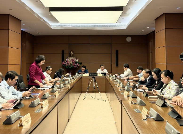 国会第11グループの議員らが特別消費税法案（改正案）について議論 - 写真：VGP/ホアン・ザン