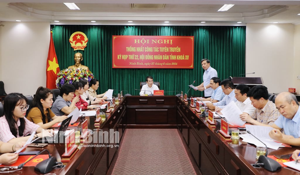 Unifying propaganda work of the 22nd session of the 15th Provincial People's Council