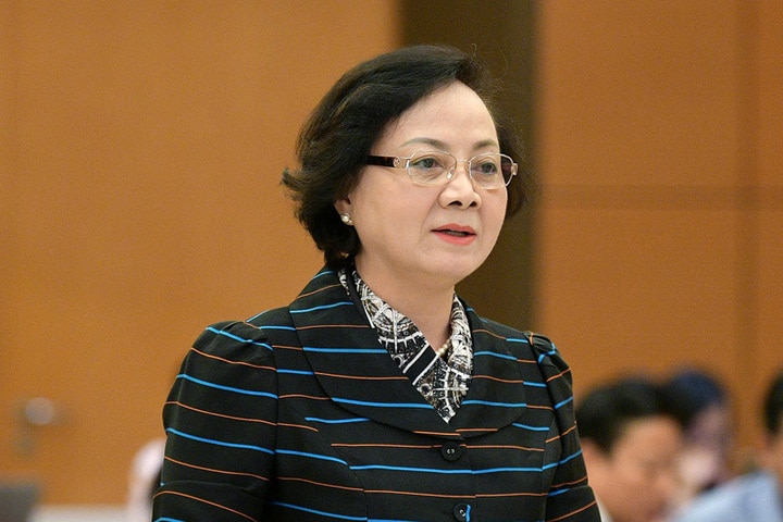 Ministra del Interior, Pham Thi Thanh Tra. (Foto: quochoi.vn)