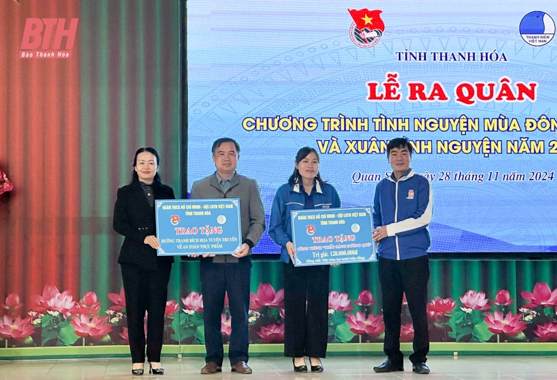 Ra quân chương trình tình nguyện mùa Đông năm 2024 và Xuân tình nguyện năm 2025