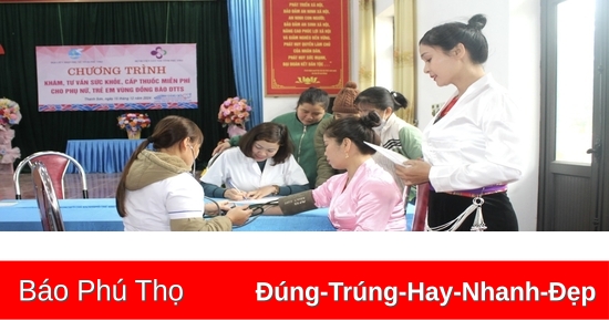 Khám bệnh cho trên 300 phụ nữ và trẻ em đồng bào dân tộc thiểu số