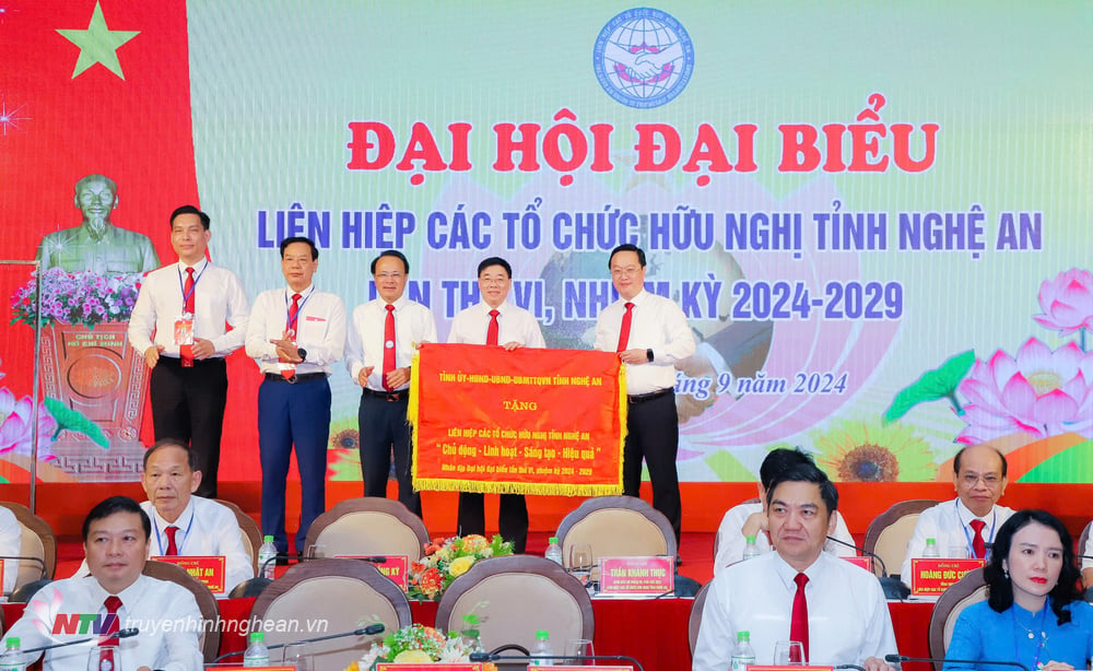 Đại hội Đại biểu Liên hiệp các tổ chức Hữu nghị tỉnh Nghệ An lần thứ VI