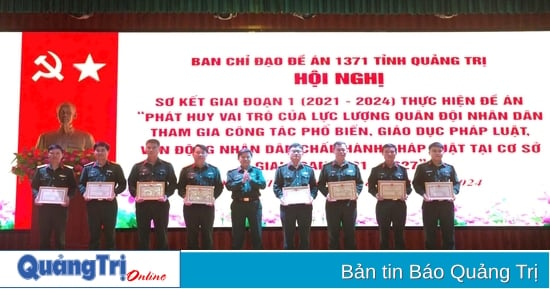 Sơ kết 3 năm thực hiện đề án về phát huy vai trò của lực lượng quân đội trong tuyên truyền, phổ biến, giáo dục pháp luật tại cơ sở