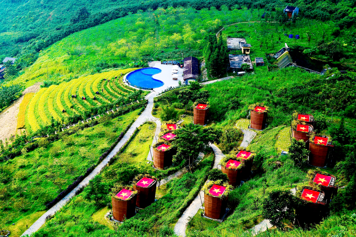 H'Mong Village Resort ตำบลด่งฮา (Quan Ba) เป็นหนึ่งในหน่วยงานที่เข้าร่วมโครงการลดราคาเพื่อกระตุ้นการท่องเที่ยว