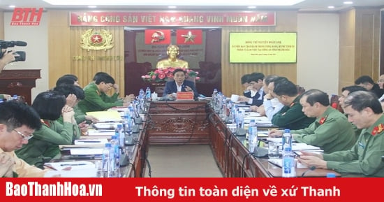 Bí thư Tỉnh ủy Nguyễn Doãn Anh làm việc với Công an tỉnh