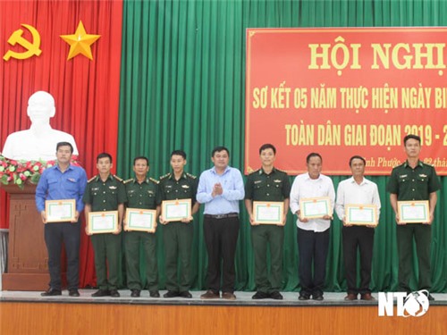 Ninh Phước: Sơ kết 5 năm thực hiện Ngày Biên phòng toàn dân giai đoạn 2019-2024