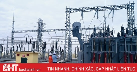 Chính thức vận hành trạm biến áp 110 kV Hồng Lĩnh