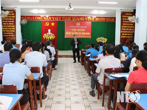 Tập huấn nghiệp vụ công đoàn