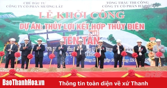 Khởi công Dự án thủy lợi kết hợp thủy điện Tén Tằn