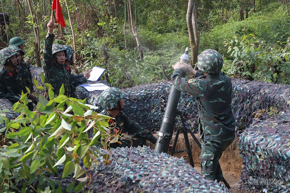 Phu Tho successfully completed the Provincial Defense Area exercise mission.