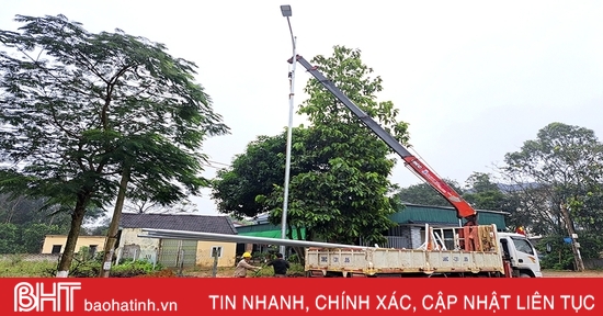 Gần 8 tỷ đồng đầu tư hệ thống chiếu sáng ở Nghi Xuân