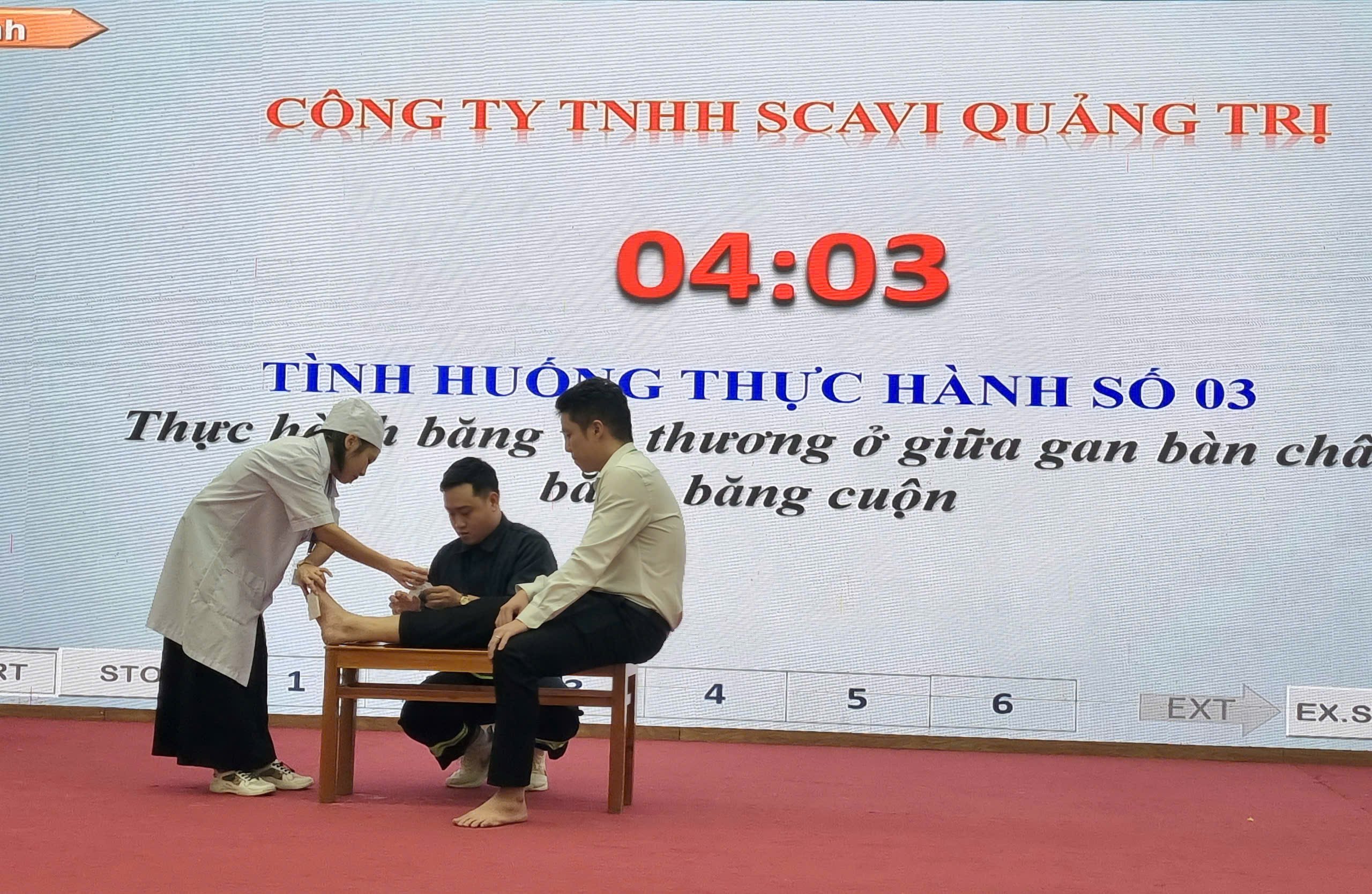 Hội thi an toàn, vệ sinh lao động ngành dệt may Quảng Trị năm 2024