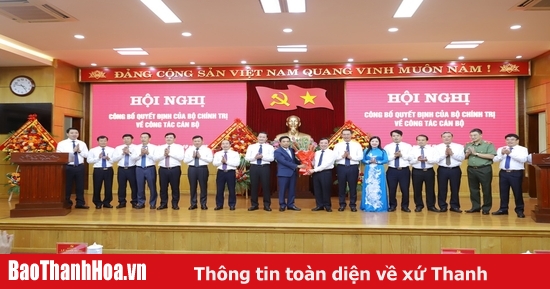 Bộ Chính trị điều động Thượng tướng Nguyễn Doãn Anh giữ chức Bí thư Tỉnh ủy Thanh Hóa