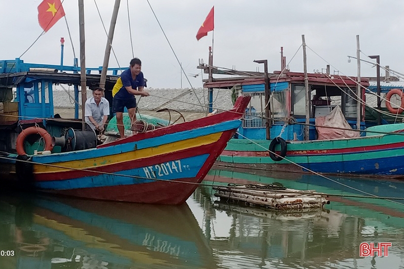 Nghi Xuan วางแผนเชิงรุกเพื่อปกป้องเรือประมงเกือบ 1,000 ลำจากพายุ