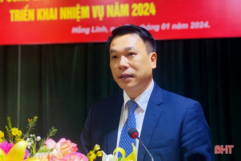 Hong Linh Town competes to complete 17 socio-economic development targets in 2024