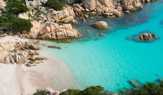 One of the beaches on the island of Sardinia. Photo: Euro News