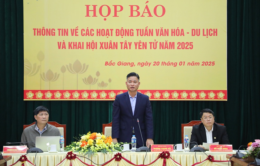 Bac Giang organisiert Kultur- und Tourismuswoche in der Nähe des Frühlingsfests Tay Yen Bild 1