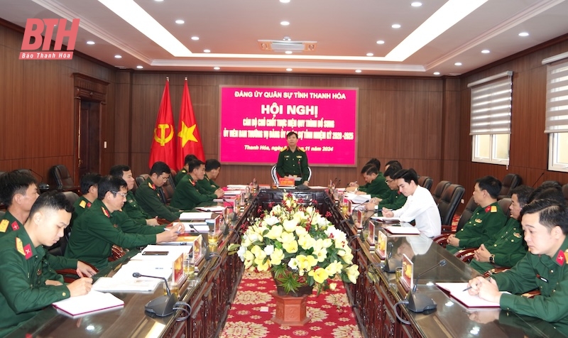 Thực hiện quy trình bổ sung Ủy viên Ban Thường vụ ĐUQS tỉnh nhiệm kỳ 2020-2025