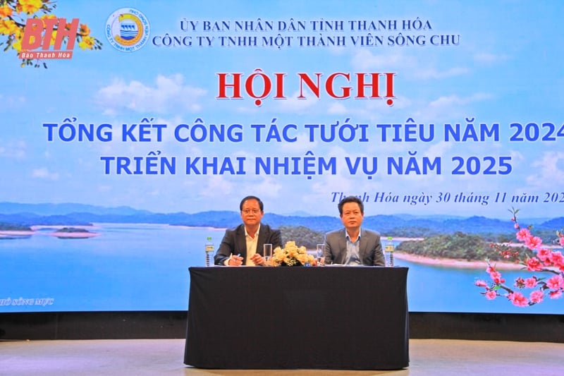 Công ty TNHH MTV Sông Chu tổng kết công tác tưới tiêu năm 2024 và triển khai nhiệm vụ năm 2025