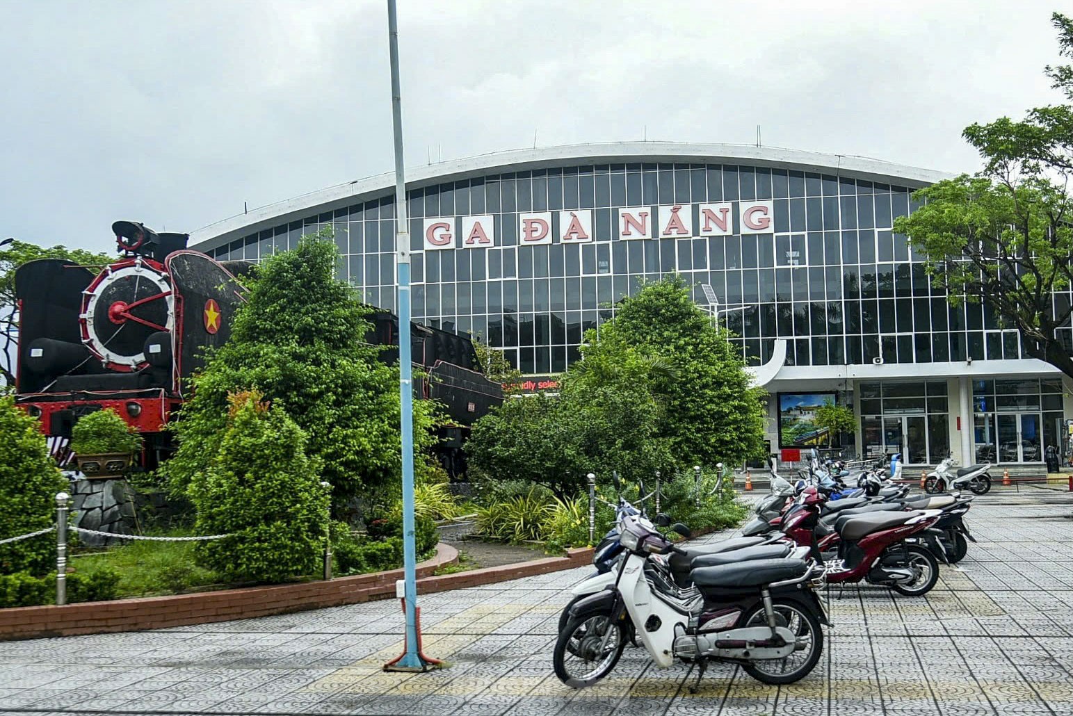 Baustelle für den neuen Bahnhof in Da Nang, Foto 1