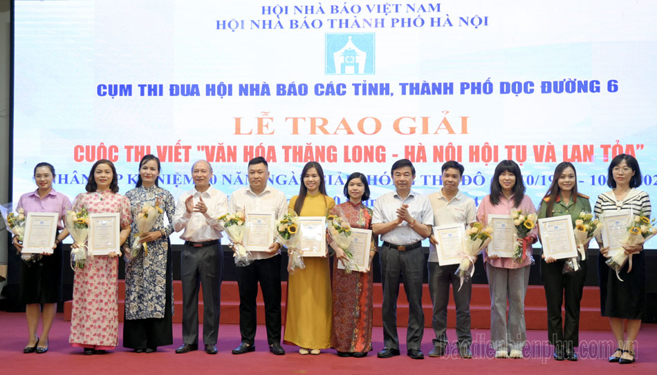 Dien Bien has 3 works winning the Writing Contest "Thang Long - Hanoi Culture Convergence and Spread"