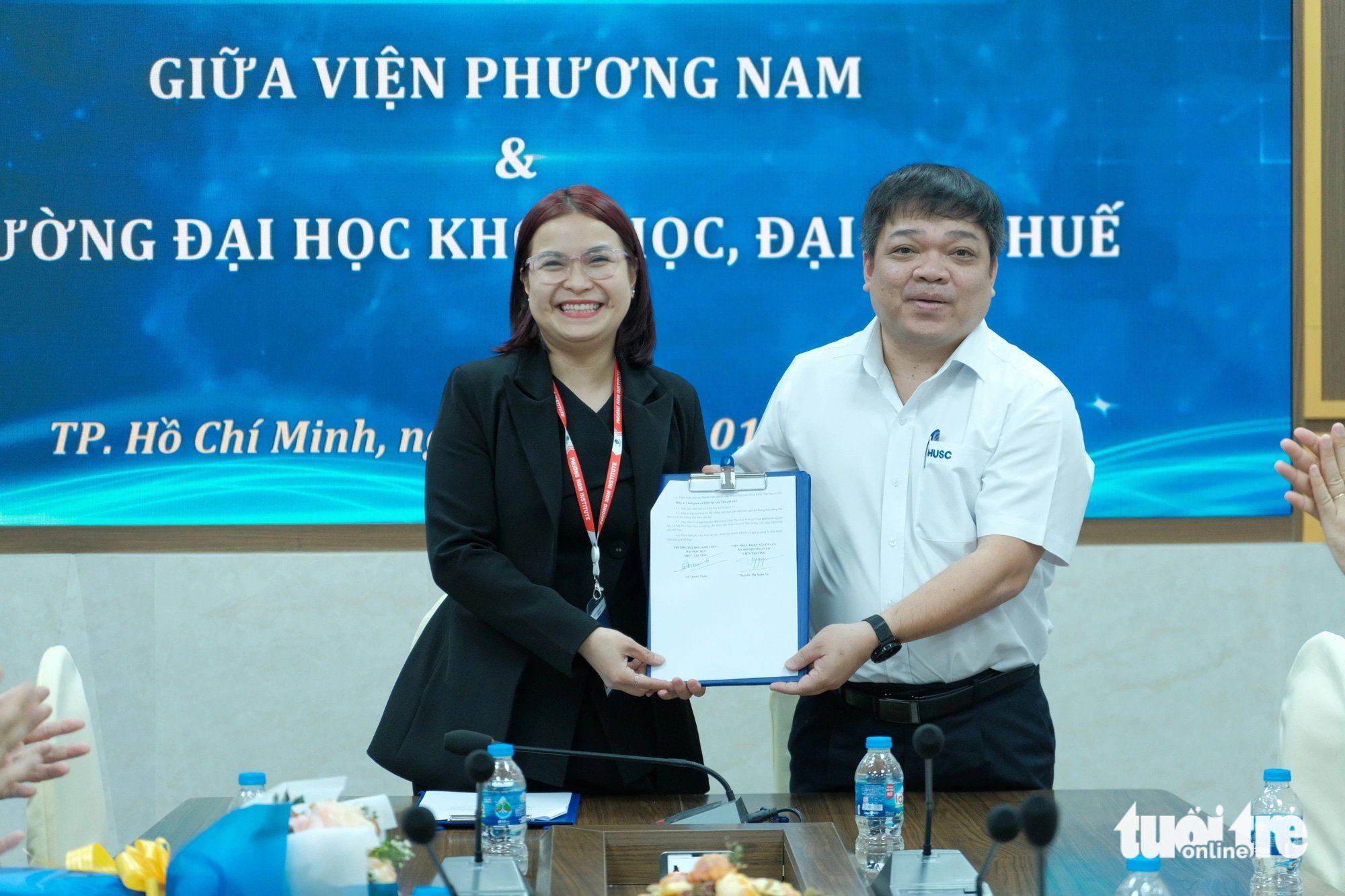 Viện Phương Nam ký kết hợp tác với Trường đại học Khoa học - Ảnh 1.