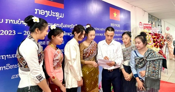 Vietnam is training more than 10,000 Lao students.