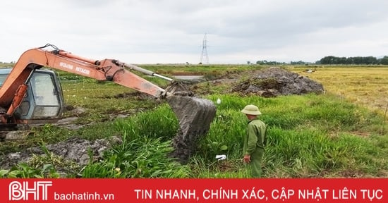 Sau vụ hè thu, Cẩm Xuyên bắt tay chuyển đổi ruộng đất hơn 465ha