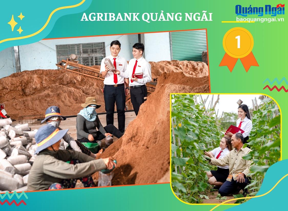Agribank Quang Ngai의 임직원들은 자본을 대출한 후 고객의 자본 사용 내역을 정기적으로 점검합니다. 사진: AQN