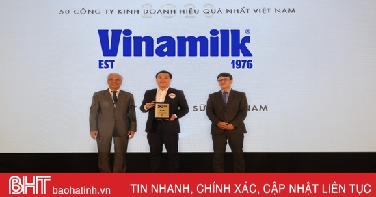 Vinamilk is always in the top listed enterprises in Vietnam.