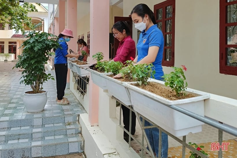 สมาชิกสหภาพเยาวชนห่าติ๋ญกว่า 4,000 คนตอบรับกิจกรรมวันอาทิตย์สีเขียวครั้งที่ 4