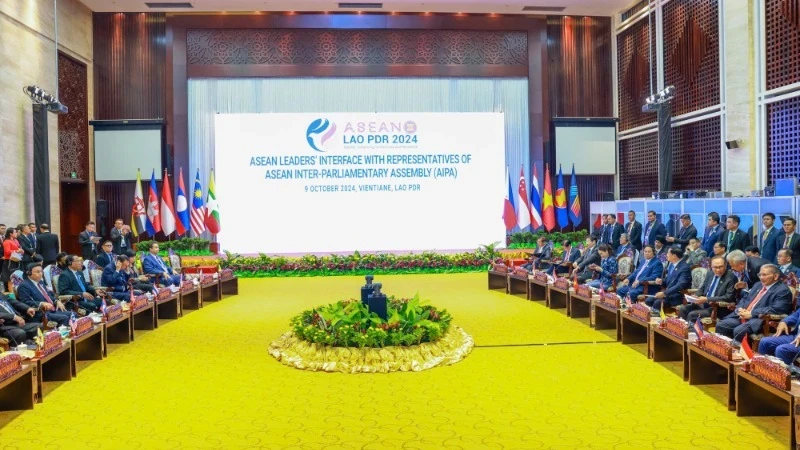 ASEAN議員会議（AIPA）代表者との対話セッション。（写真：Nhat Bac/VGP）