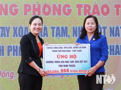 Phan Rang-Thap Cham City: Launching the emulation movement "Join hands to eliminate temporary and dilapidated houses"