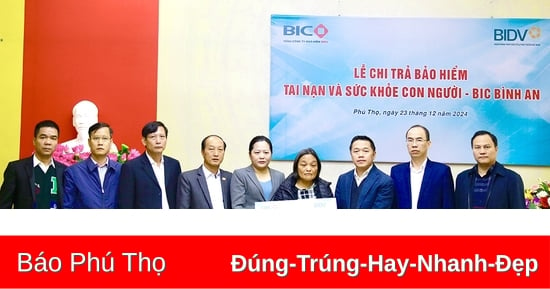 Paying more than 2 billion VND in BIC Binh An insurance benefits to customers