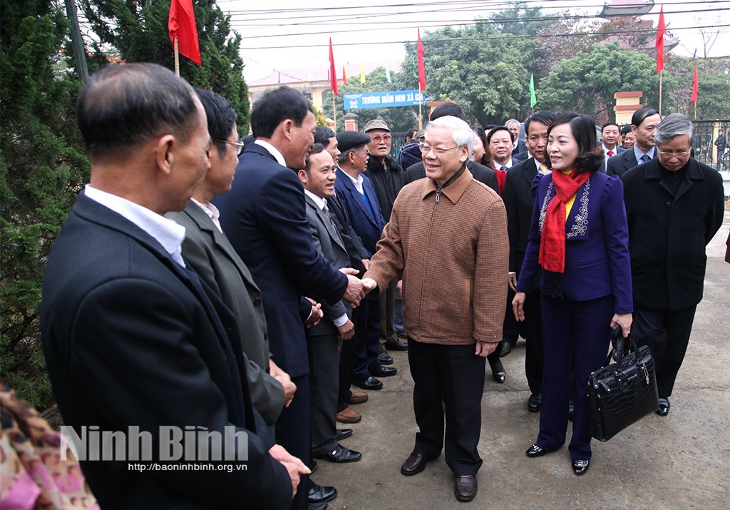 Tình cảm của người dân Ninh Bình với Tổng Bí thư Nguyễn Phú Trọng