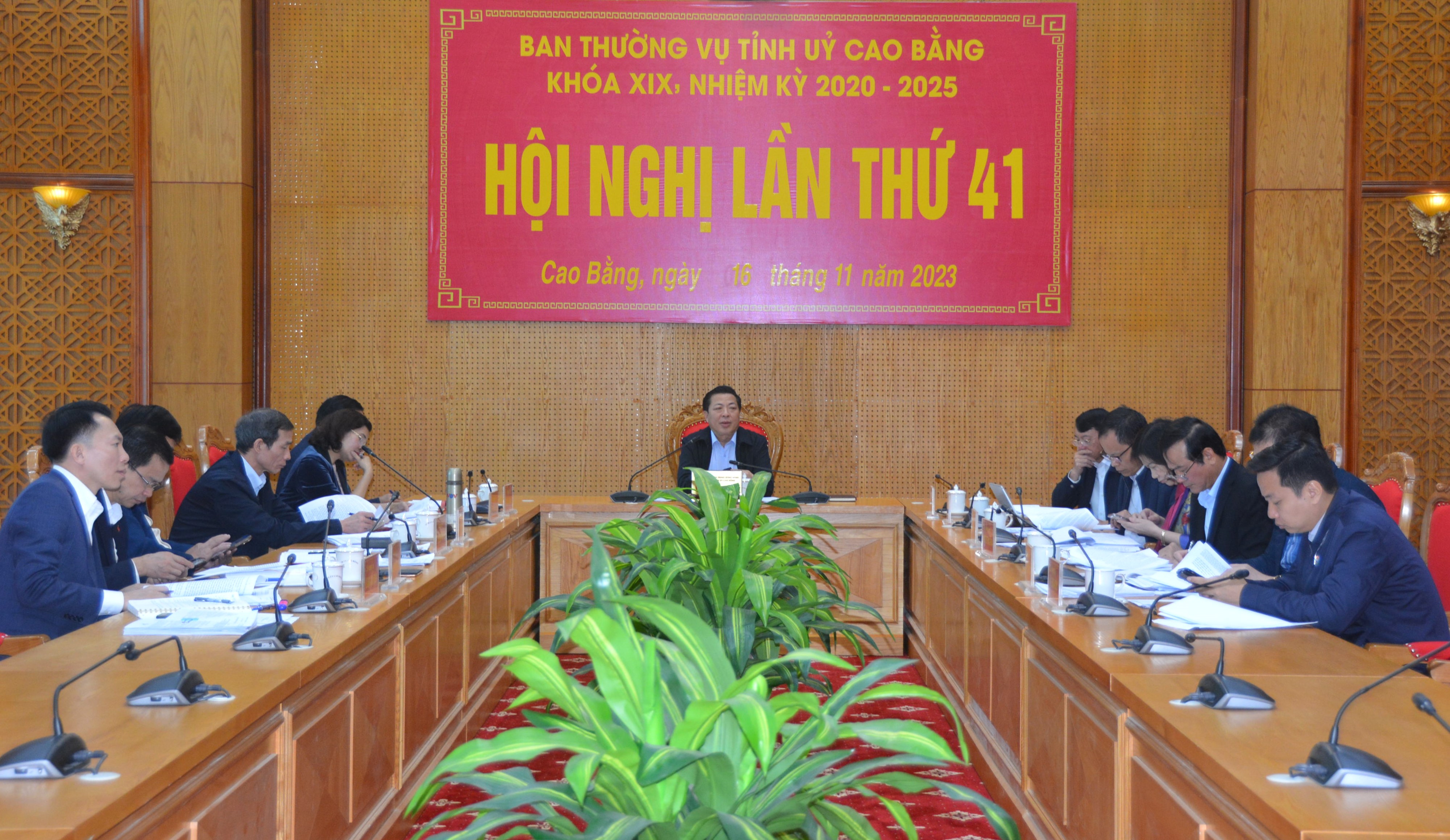 Hội nghị Ban Thường vụ Tỉnh ủy lần thứ 41, nhiệm kỳ 2020-2025