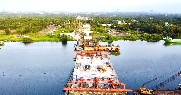 Revealing the nearly 600 billion VND river-crossing bridge connecting Binh Duong and Ho Chi Minh City