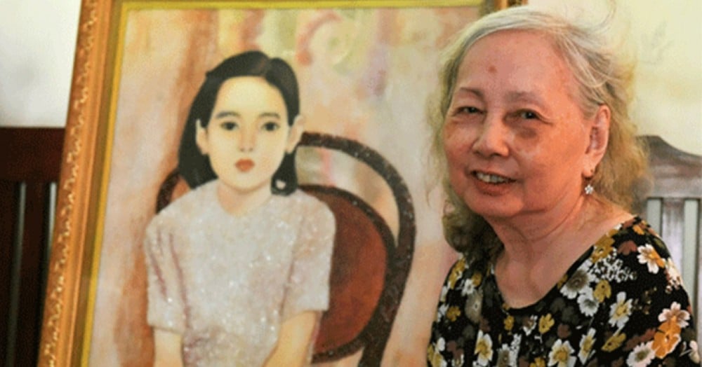 Mme Minh Thuy, le modèle du tableau