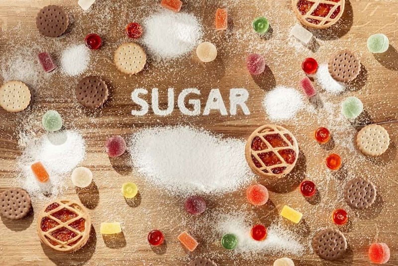 Avoid foods high in sugar to limit the growth of cancer cells.