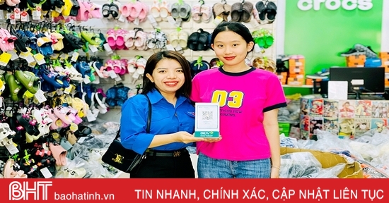 Thêm một tuyến phố ở Hà Tĩnh triển khai thanh toán không dùng tiền mặt