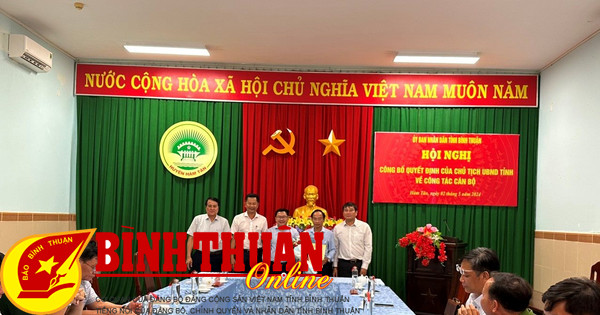 Ông Nguyễn Văn Ty được bổ nhiệm giữ chức Phó Chủ tịch UBND huyện Hàm Tân