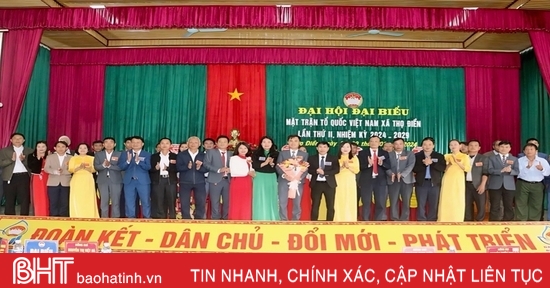 Mặt trận Tổ quốc xã Thọ Điền đại hội điểm nhiệm kỳ 2024