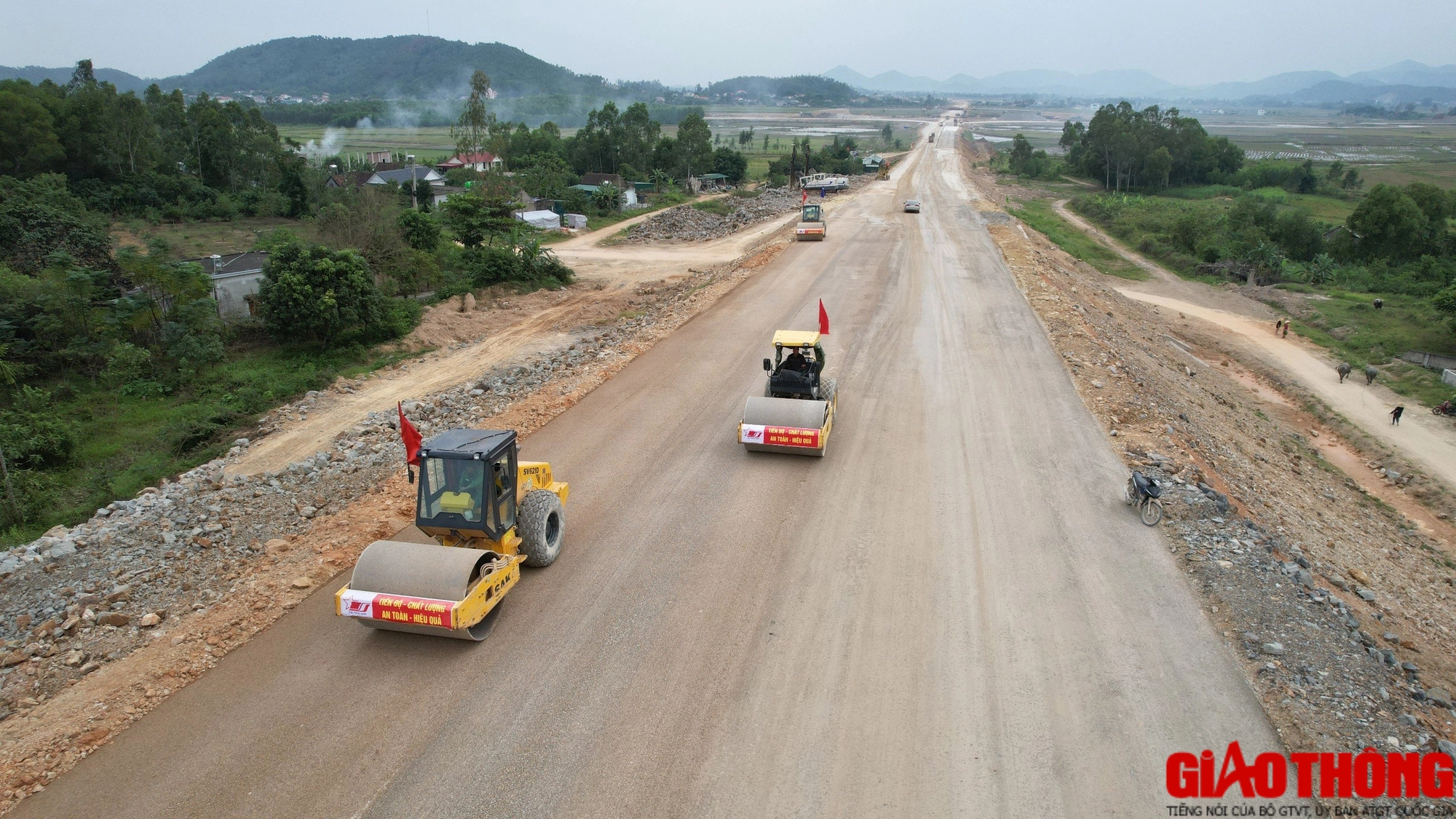 Đua sản lượng trên cao tốc Diễn Châu - Bãi Vọt