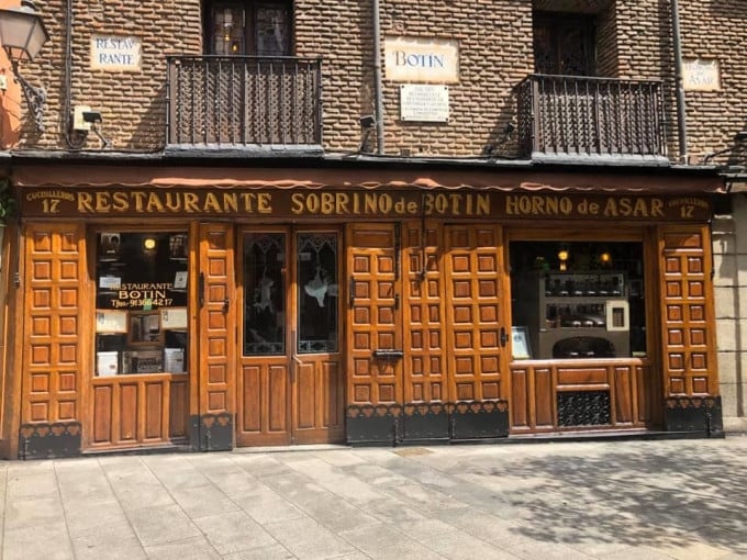 Botin Restaurant in Spain. Photo: Phuong Anh