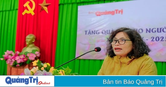 Báo Quảng Trị - Quỹ Thiện Tâm: Tặng 57 suất quà cho người dân xã Gio Sơn và Hải Thái