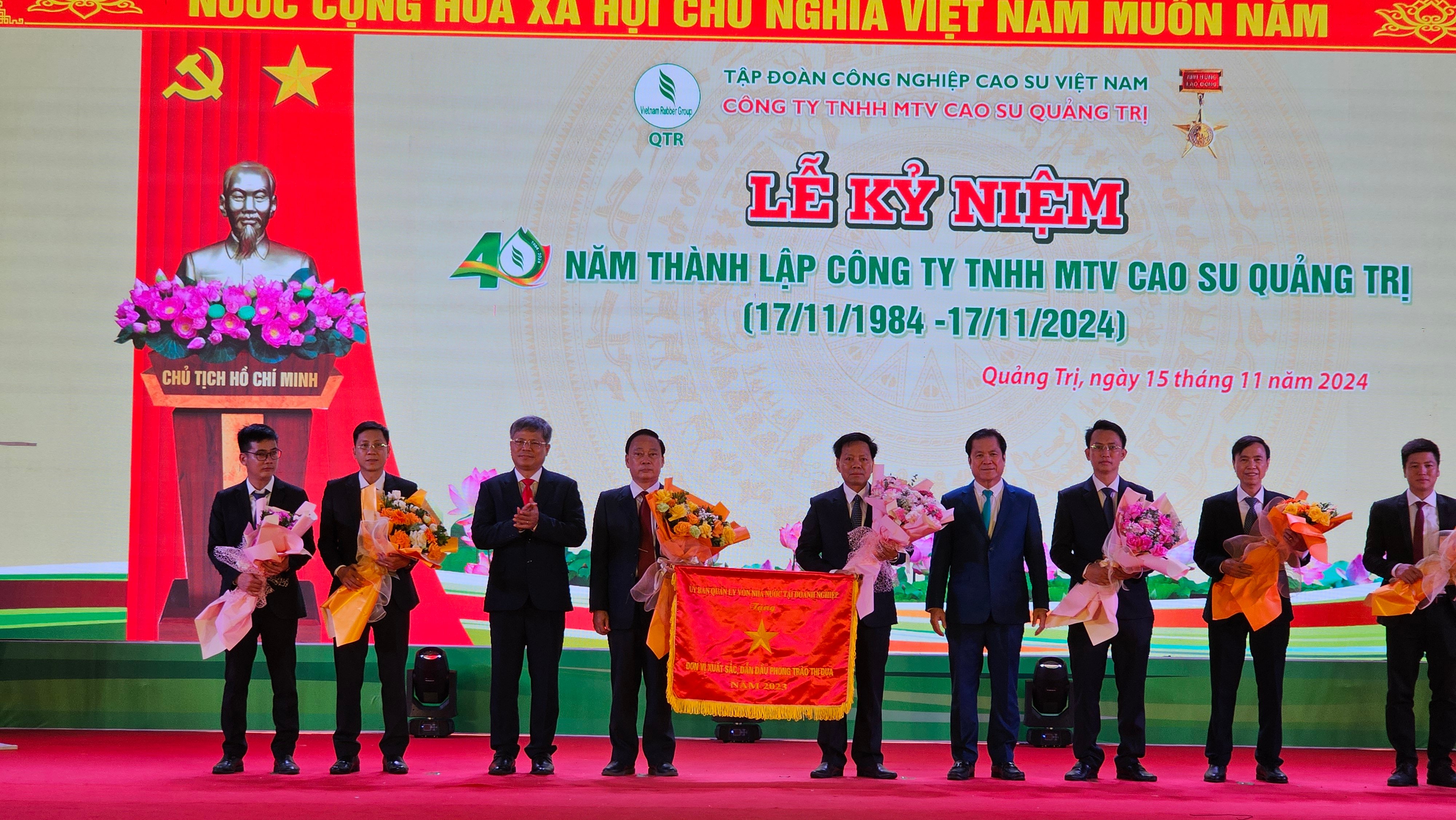 Kỷ niệm 40 năm thành lập Công ty TNHH MTV Cao su Quảng Trị