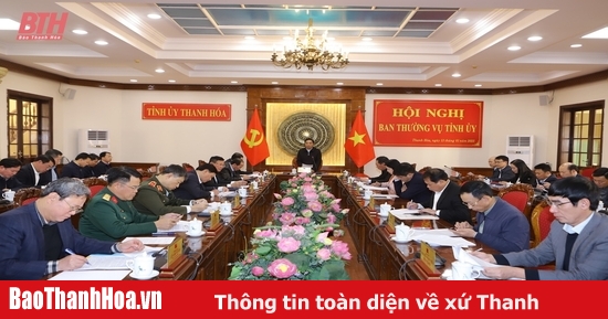 Ban Thường vụ Tỉnh ủy cho ý kiến vào Dự thảo lần 3 Báo cáo chính trị trình Đại hội Đảng bộ tỉnh lần thứ XX