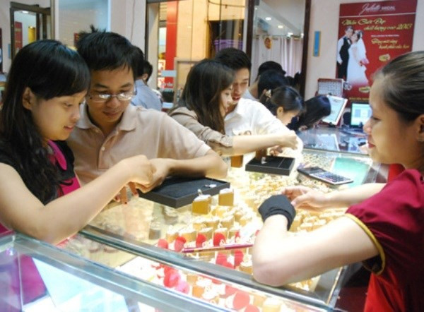 Erfolgreiches Gebot für 13.400 Tael Gold, Mindestpreis 88,72 Millionen VND. (Foto: Vietnam+)