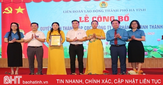 Thành lập công đoàn cơ sở Công ty CP Lữ hành Thành Sen