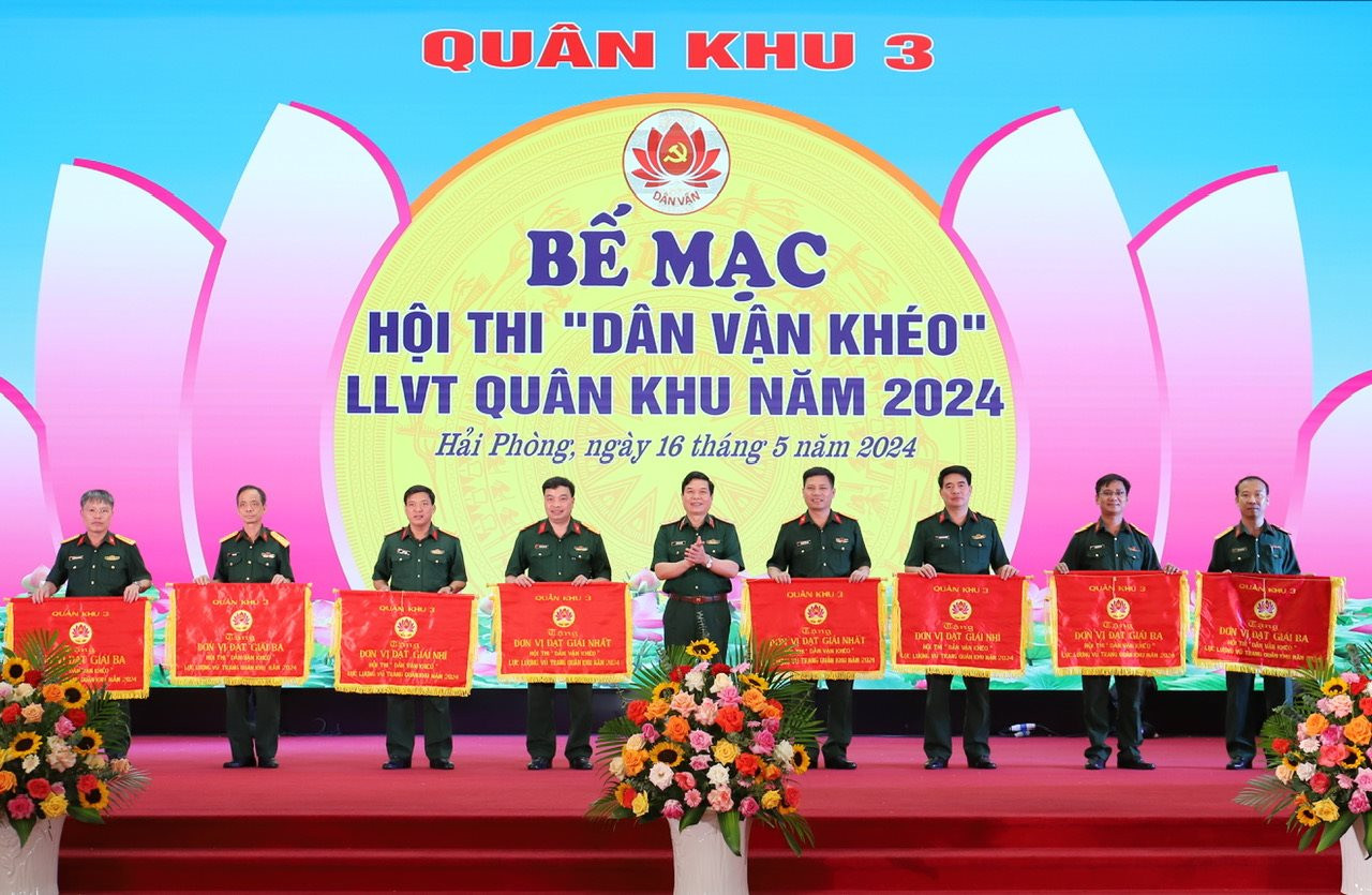 Bộ Chỉ huy quân sự tỉnh Hải Dương đoạt giải nhất Hội thi “Dân vận khéo” Quân khu 3